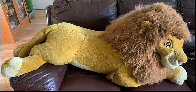 Disney Lion before treatment