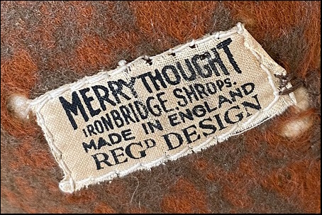 Edward Bear's Merrythought label Edward Bear's Merrythought label