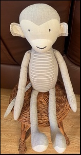 Alex T.'s Maileg Monkey after treatment