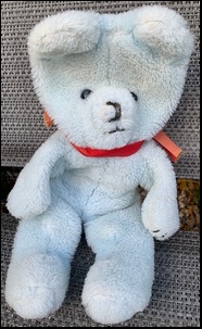 Liz P.'s Blue Ted before treatment