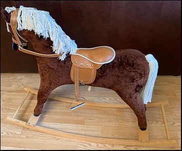 Ros L.'s Rocking Horse after treatment