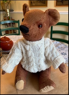 Sally B.'s Brown Bear after treatment