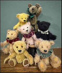 Teddy Bears made at Advanced Workshop, June 2026 Teddy Bears made at Advanced Workshop, June 2026