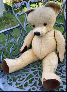 Belinda W.'s Big Ted before treatment
