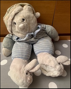 Joe B.'s Bear before treatment