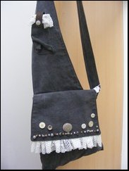 Black shoulder bag