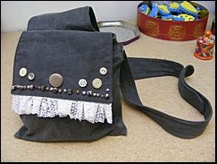 Black shoulder bag