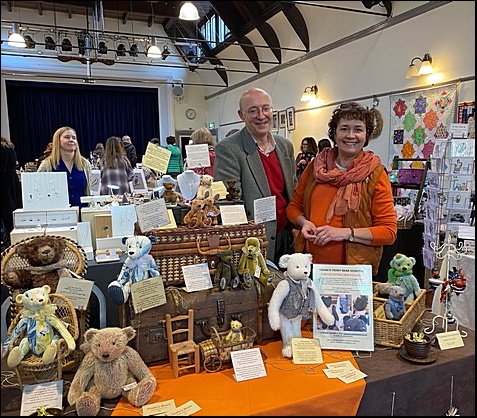 Sasha's Bears stall at Goring Craft Fair 2021