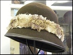 Brown cloche