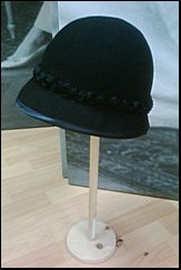 Black cloche