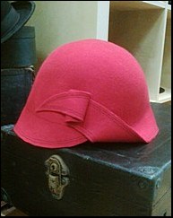 Pink cloche