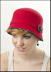 Red cloche