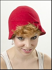 Red cloche