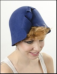 Blue cloche