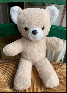 Ian K.'s Bear after treatment Ian K.'s Bear after treatment