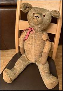 J.M.'s Teddy before