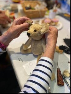 Bear Making workshop - finishing touches