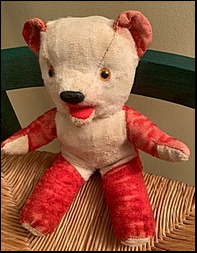 Red Ted after treatment