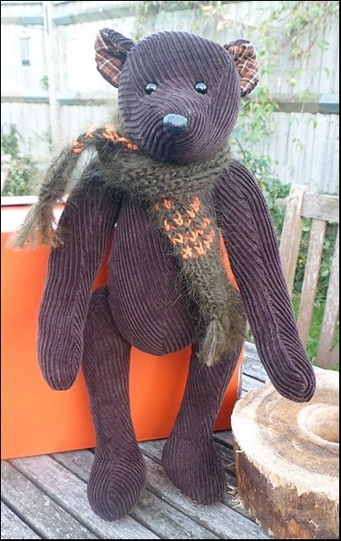 Sidney on the garden table