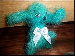 Turquoise bunny