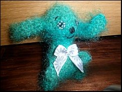 Turquoise bunny